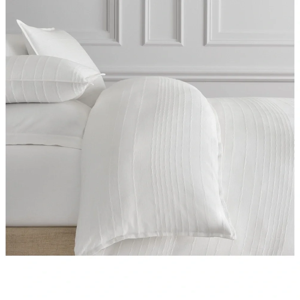 West Elm Twin/ Twin XL Reese Linen Cotton Duvet Cover